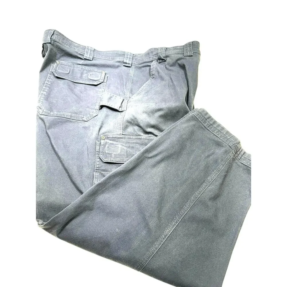 Duluth Trading Co Flex Fire Hose Pants Men’s 48X30 Blue Carpenter Utility